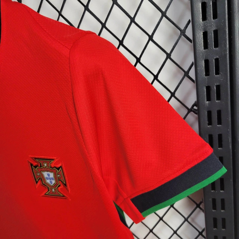 Portugal 2024 Home Stadium Kids Kit - Unitedfutballjersey
