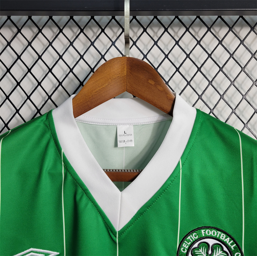 Retro Celtic 1984-86 Home Stadium Jersey - Unitedfutballjersey