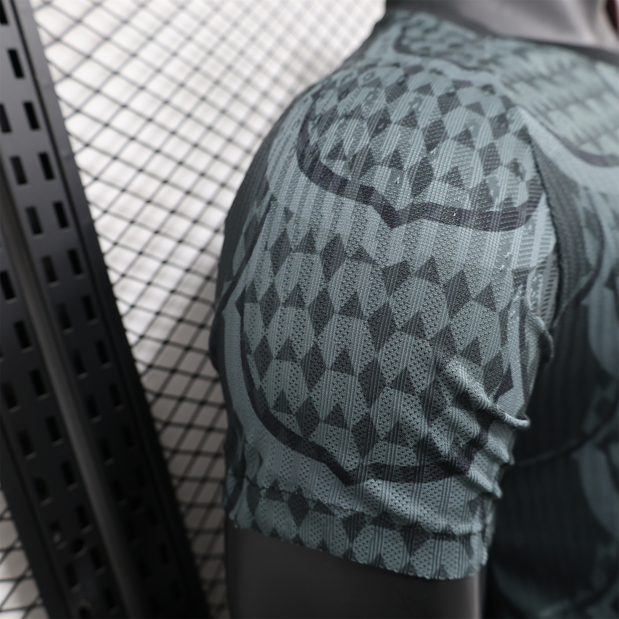 B.A.R.S.A 24-25 Gray Scales Texture Special Edition Jersey - Player Version - Unitedfutballjersey