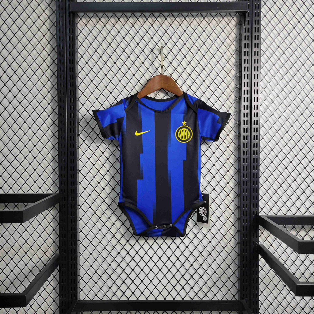 23-24 Inter Milan Home Baby Crawling Suit - Unitedfutballjersey
