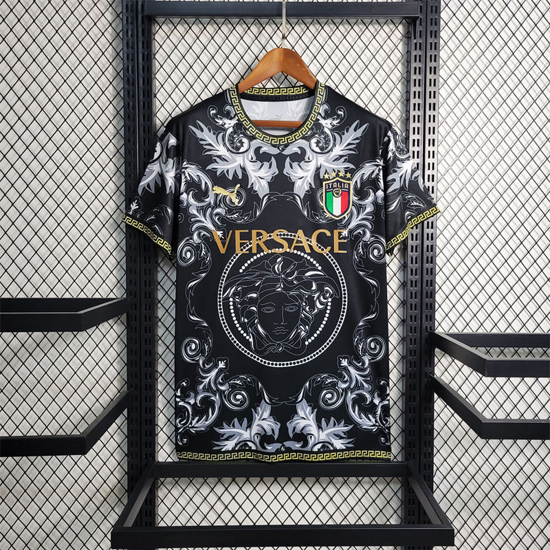 23/24 Italy X Versace Special Edition Jersey - Fans Version - Unitedfutballjersey