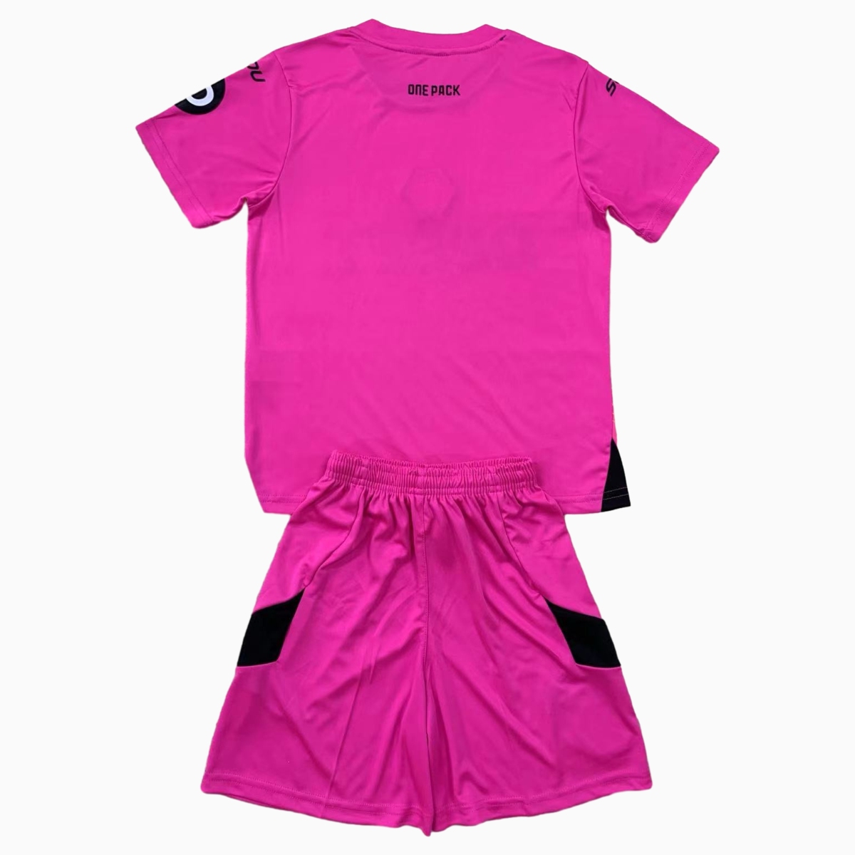 Wolverhampton Wanderers Wolves 24-25 Goalkeeper Pink Men's Adult Jersey Set - Fans Version - Unitedfutballjersey