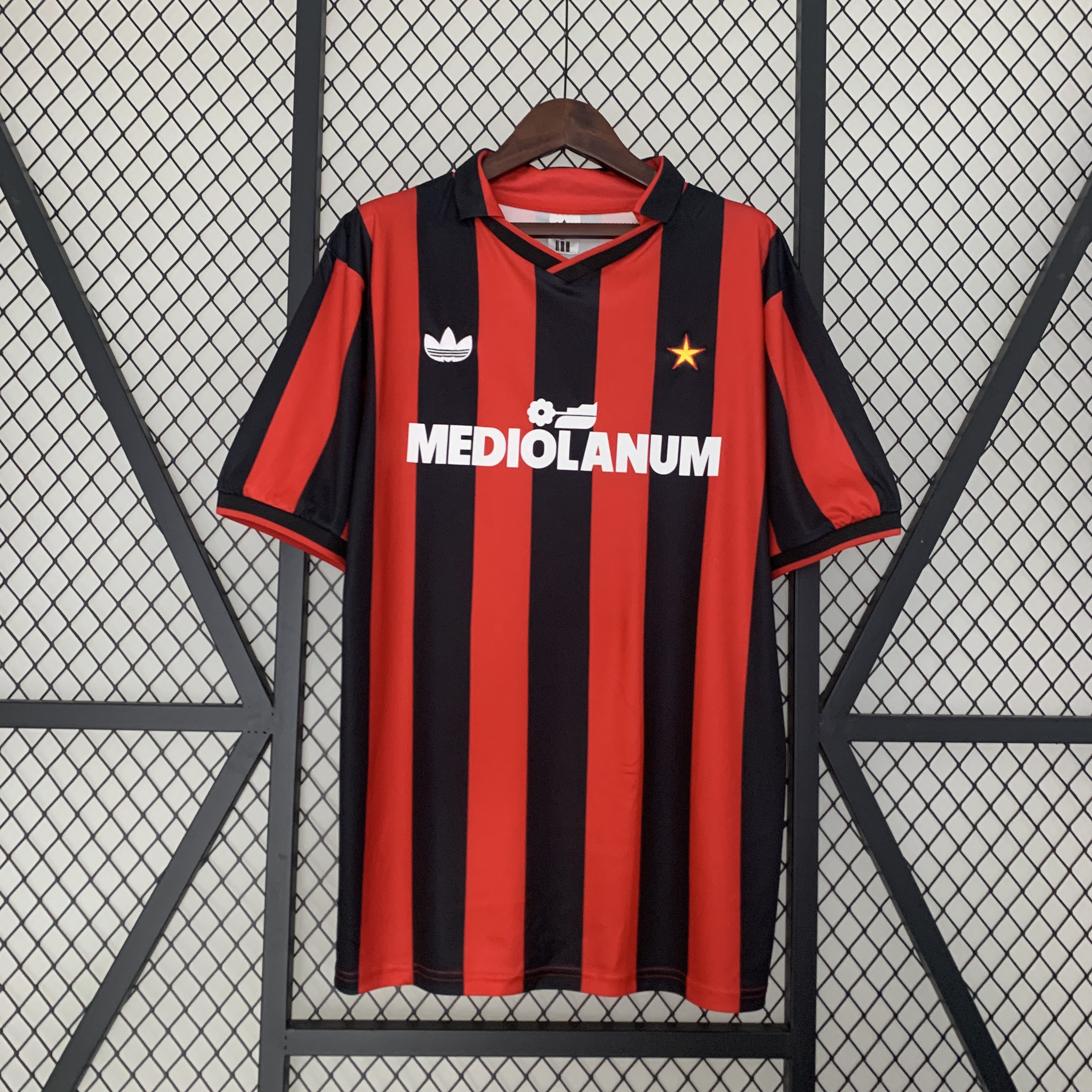 Retro AC Milan 90-91 Home Stadium Jersey - Unitedfutballjersey
