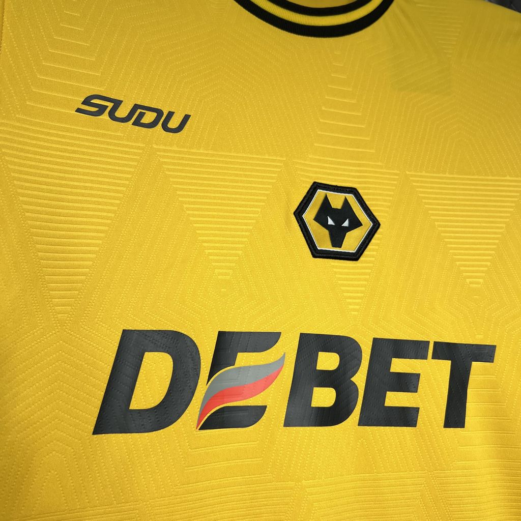 Wolverhampton Wanderers Wolves 24-25 Home Jersey - Fans Version - Unitedfutballjersey