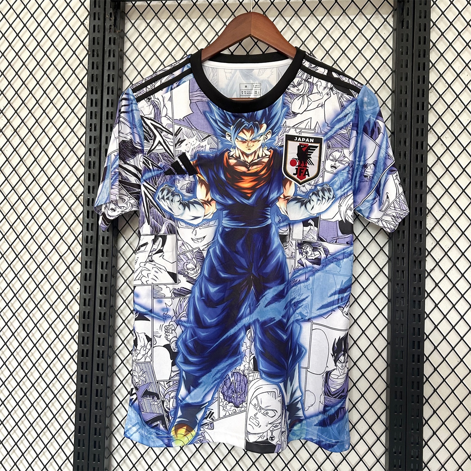 Japan 25-26 Blue Goku Black & White Background Special Jersey - Fans Version - Unitedfutballjersey