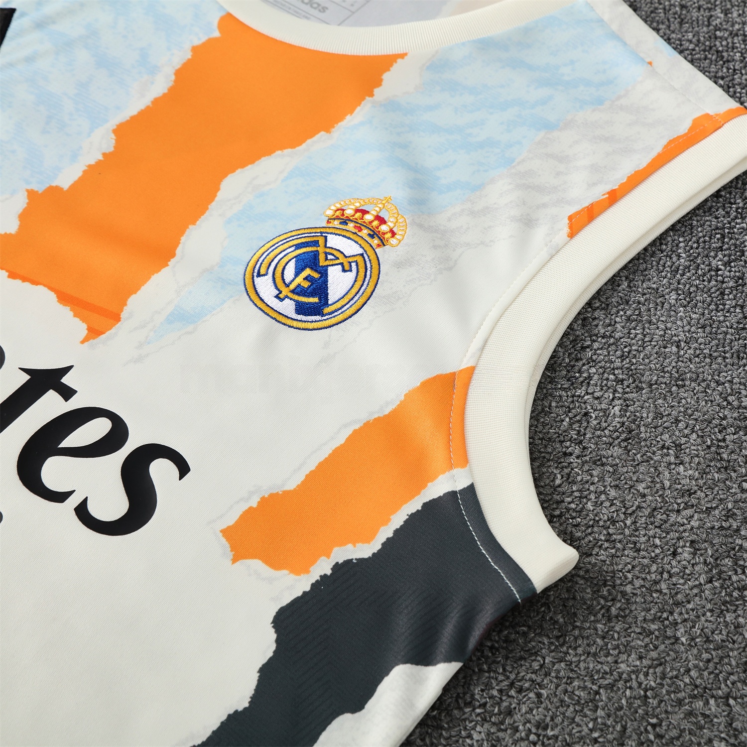 Real Madrid 24-25 Pre-Match Vest Training Set - Camouflage - Unitedfutballjersey