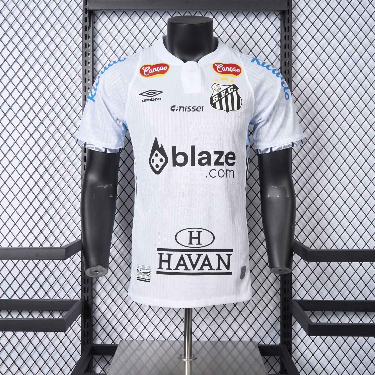 Santos 24-25 Home Jersey With Sponsors - Player Version - Unitedfutballjersey
