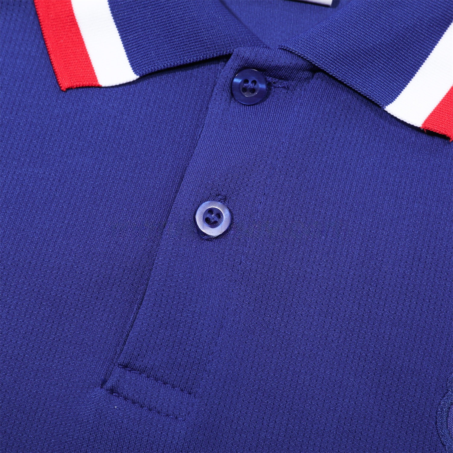 France 25-26 POLO Short-Sleeve Training Set - Blue Top and Pants - Unitedfutballjersey