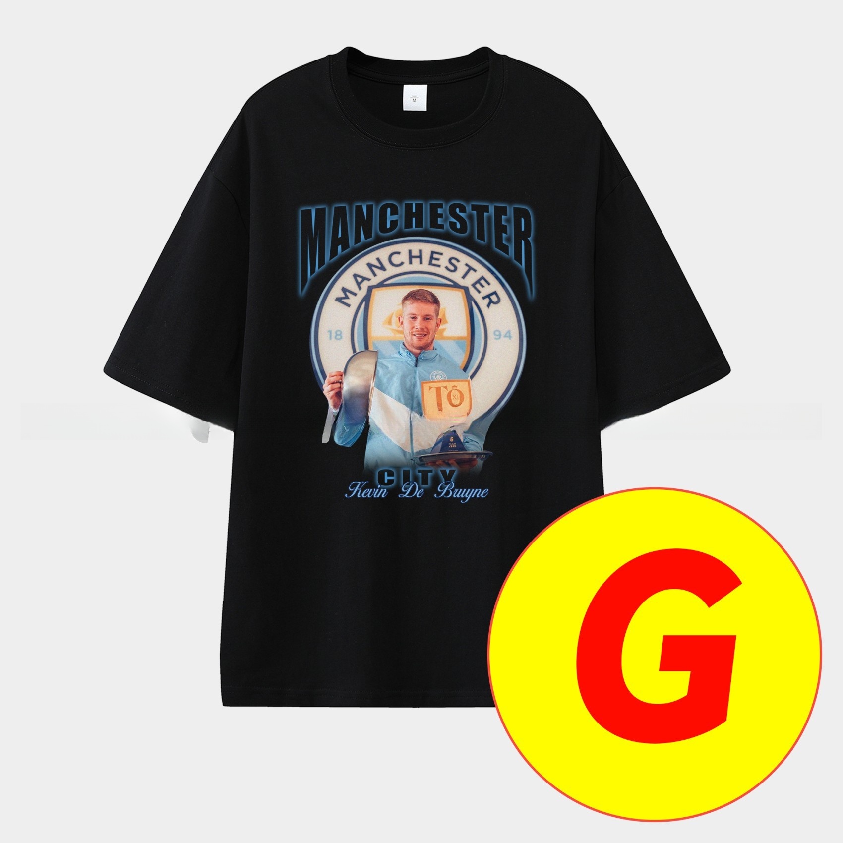 Manchester City Kevin De Bruyne Career Memory Fragments Unisex Pure Cotton T-shirt - Unitedfutballjersey
