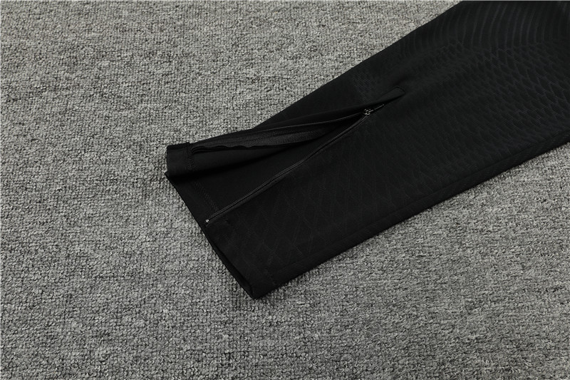 Che 23-24 Kids Long Sleeve Training Set Black - Unitedfutballjersey