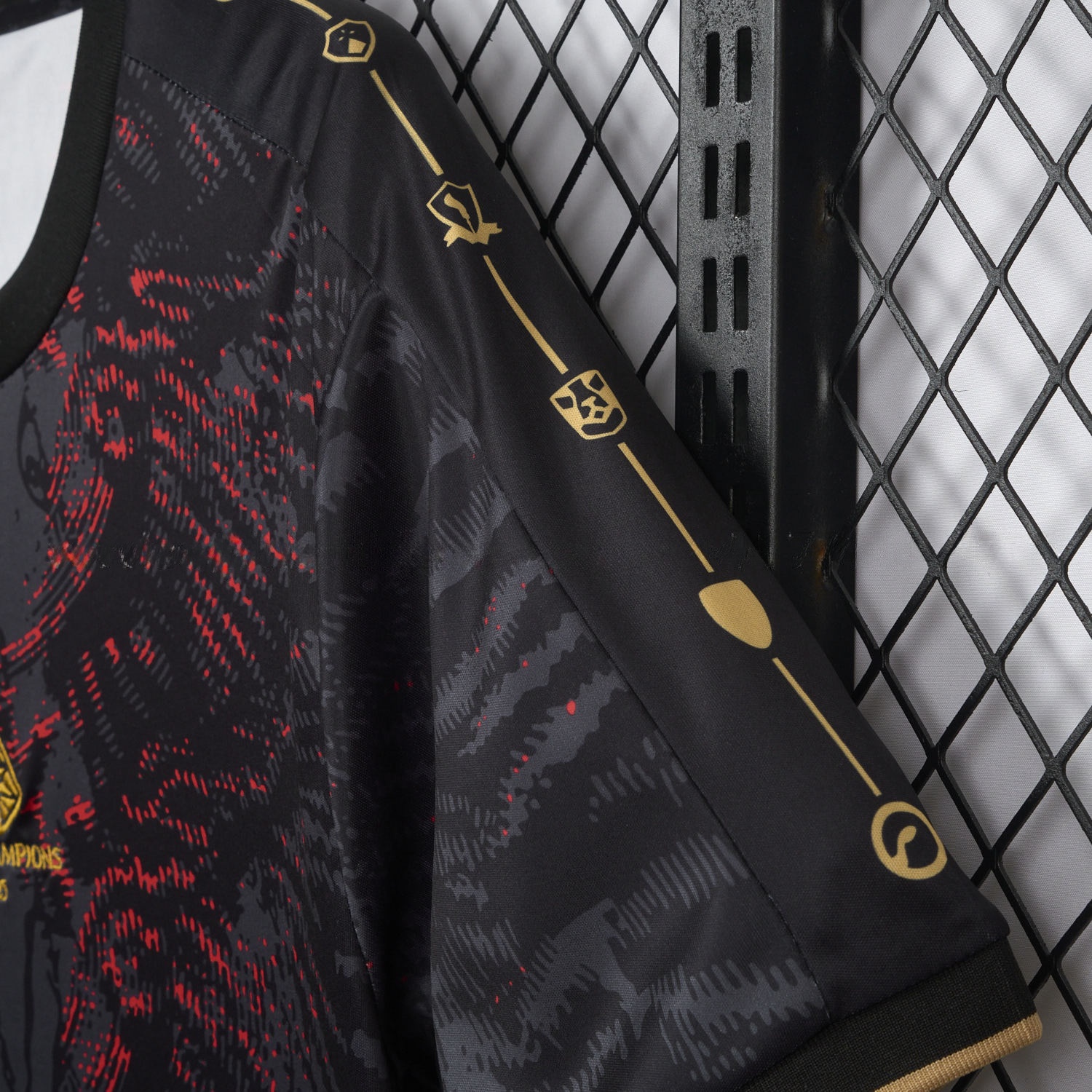 Paris Saint-Germain PSG 25-26 Champions League Commemorative Edition Black Red Eiffel Tower T-shirts - Unitedfutballjersey