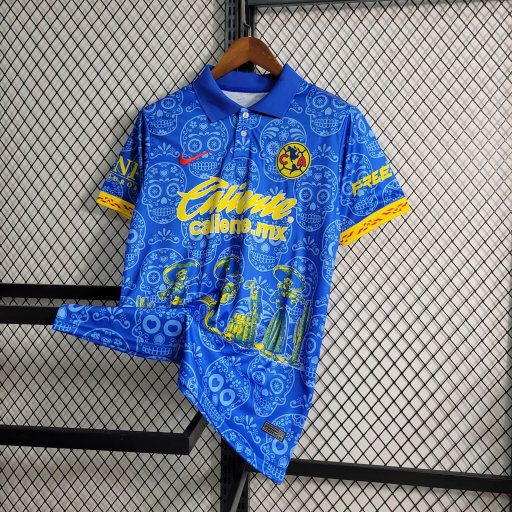 América 23-24 Blue Special Editon Polo Shirt - Fans Version - Unitedfutballjersey