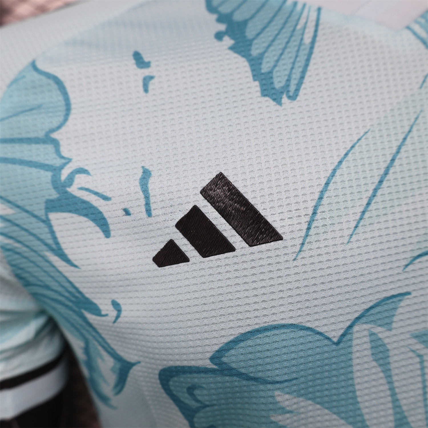 Algeria 25-26 Light Blue Flower Pattern Special Edition Jersey - Player Version - Unitedfutballjersey