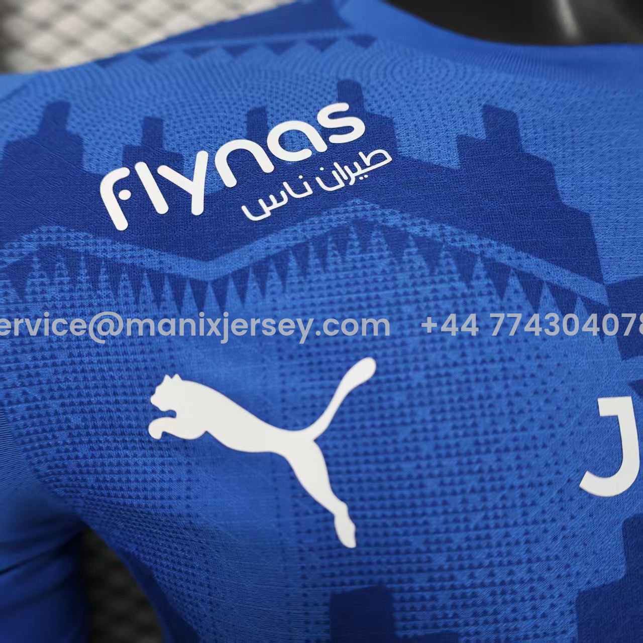 Al Hilal Riyadh Crescent 25-26 Home Blue Jersey - Player Version - Unitedfutballjersey