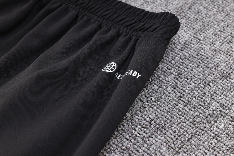 Algeria Olympic TEAM 23-24 Long Sleeve Training Set -Black and White - Unitedfutballjersey