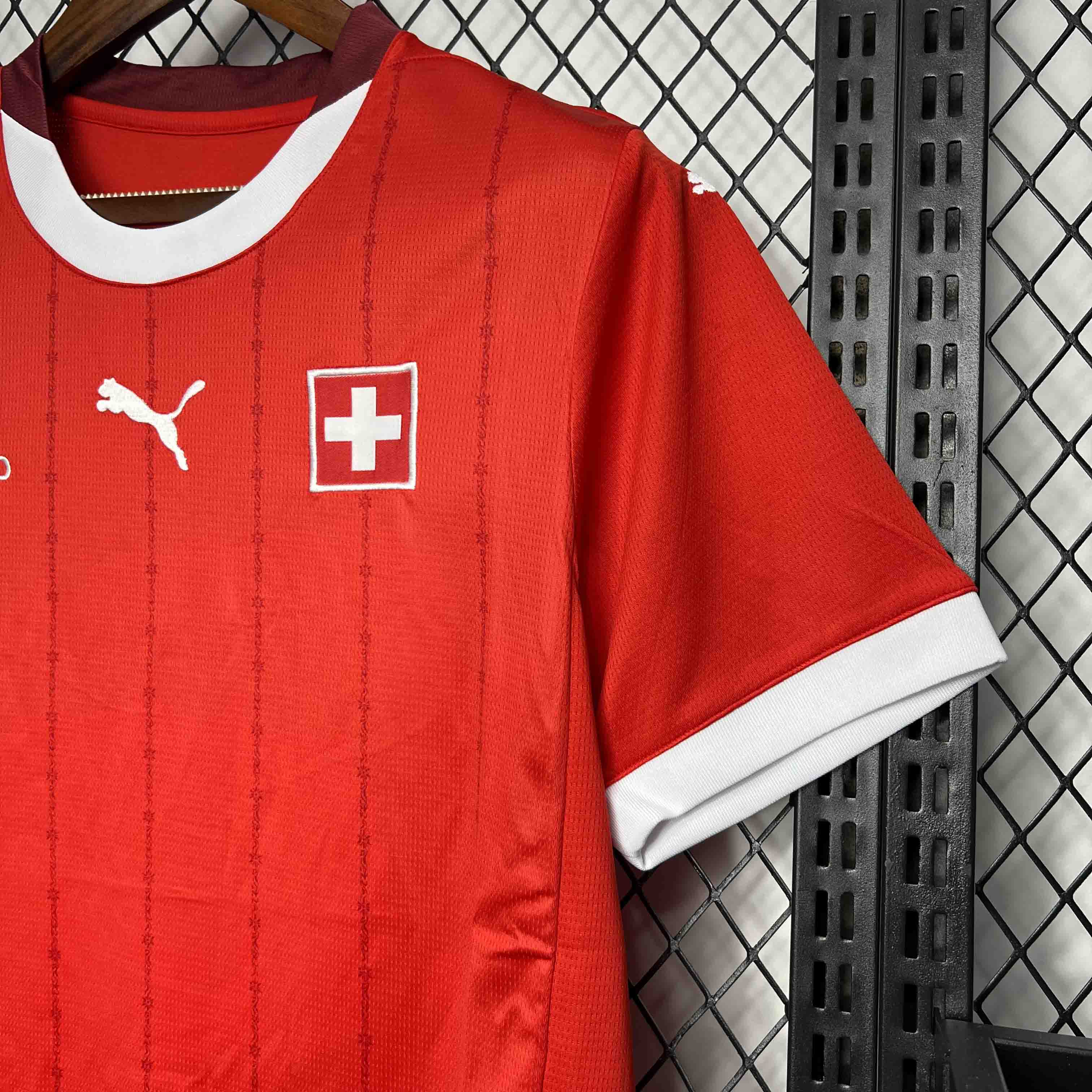 Switzerland 2024 Home Stadium Jersey - Fans Version - Unitedfutballjersey