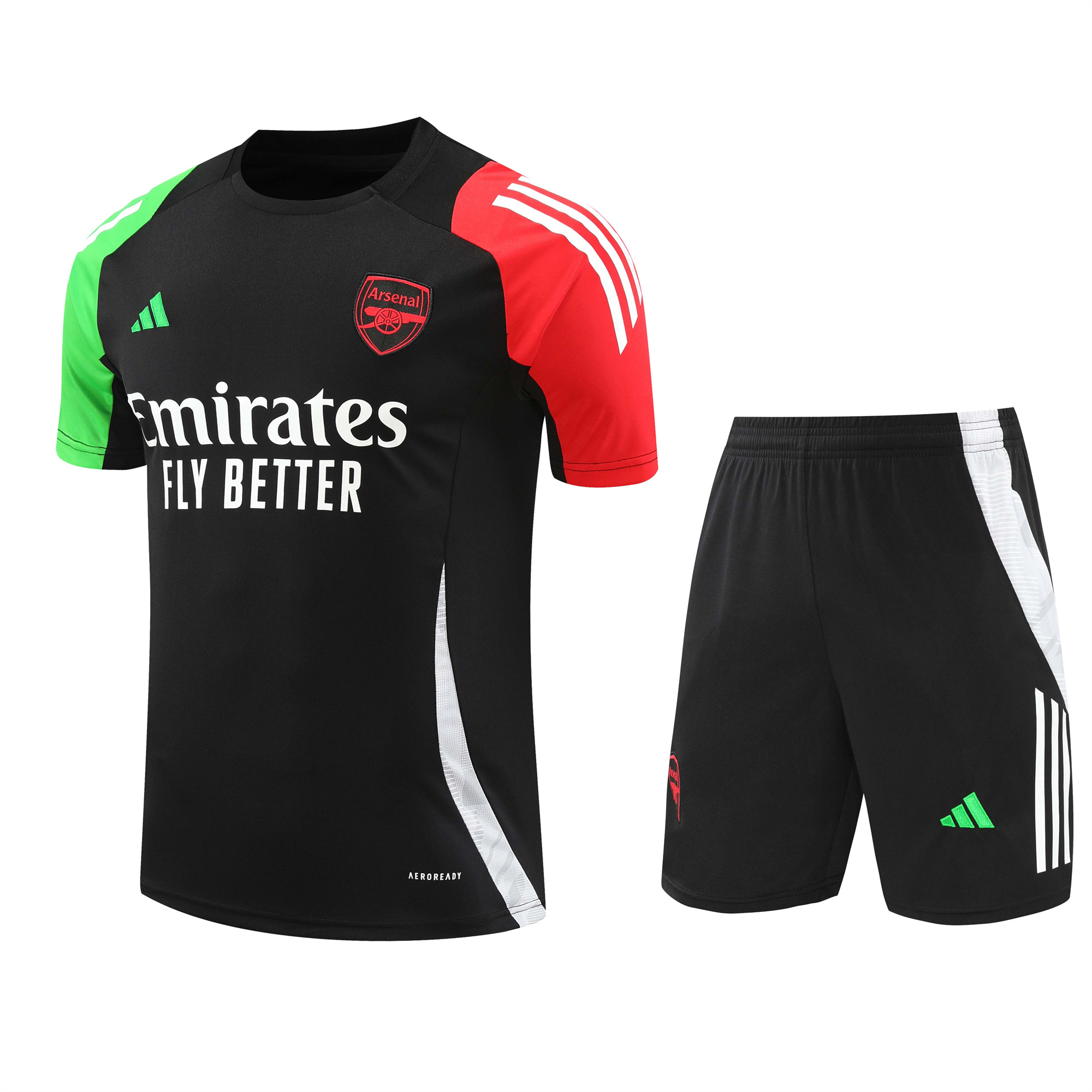 Arsenal 24-25 Short-Sleeve Training Set - Black - Unitedfutballjersey