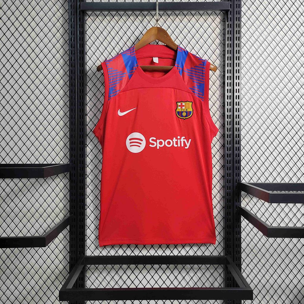 B.A.R.S.A 23/24 Red Training Vest - Unitedfutballjersey