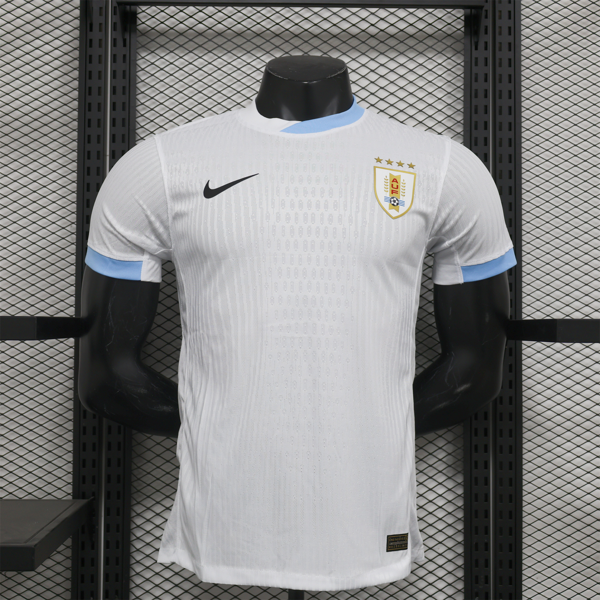 Uruguay 2024 Away Jersey With NK Logo- Player Version - Unitedfutballjersey