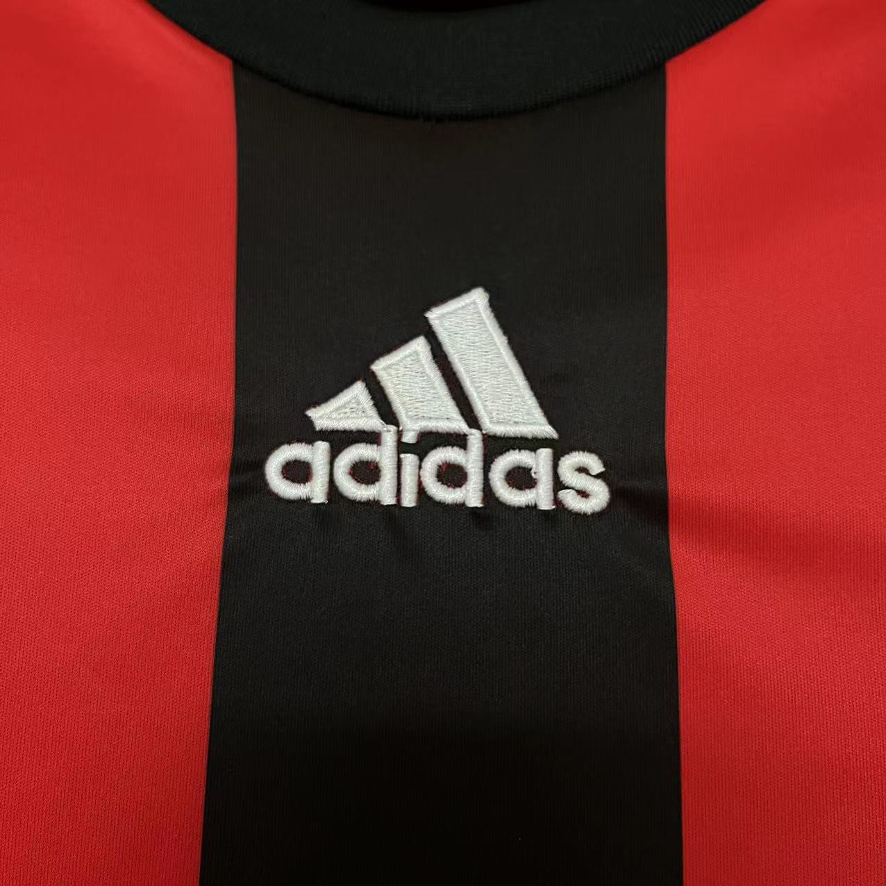 Retro AC Milan 2008-09 Home Long Sleeve Jersey - Unitedfutballjersey