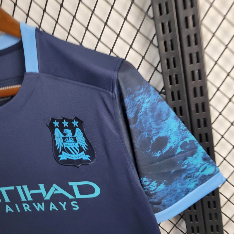 Retro Manchester City 2015-16 Away Stadium Jersey - Unitedfutballjersey
