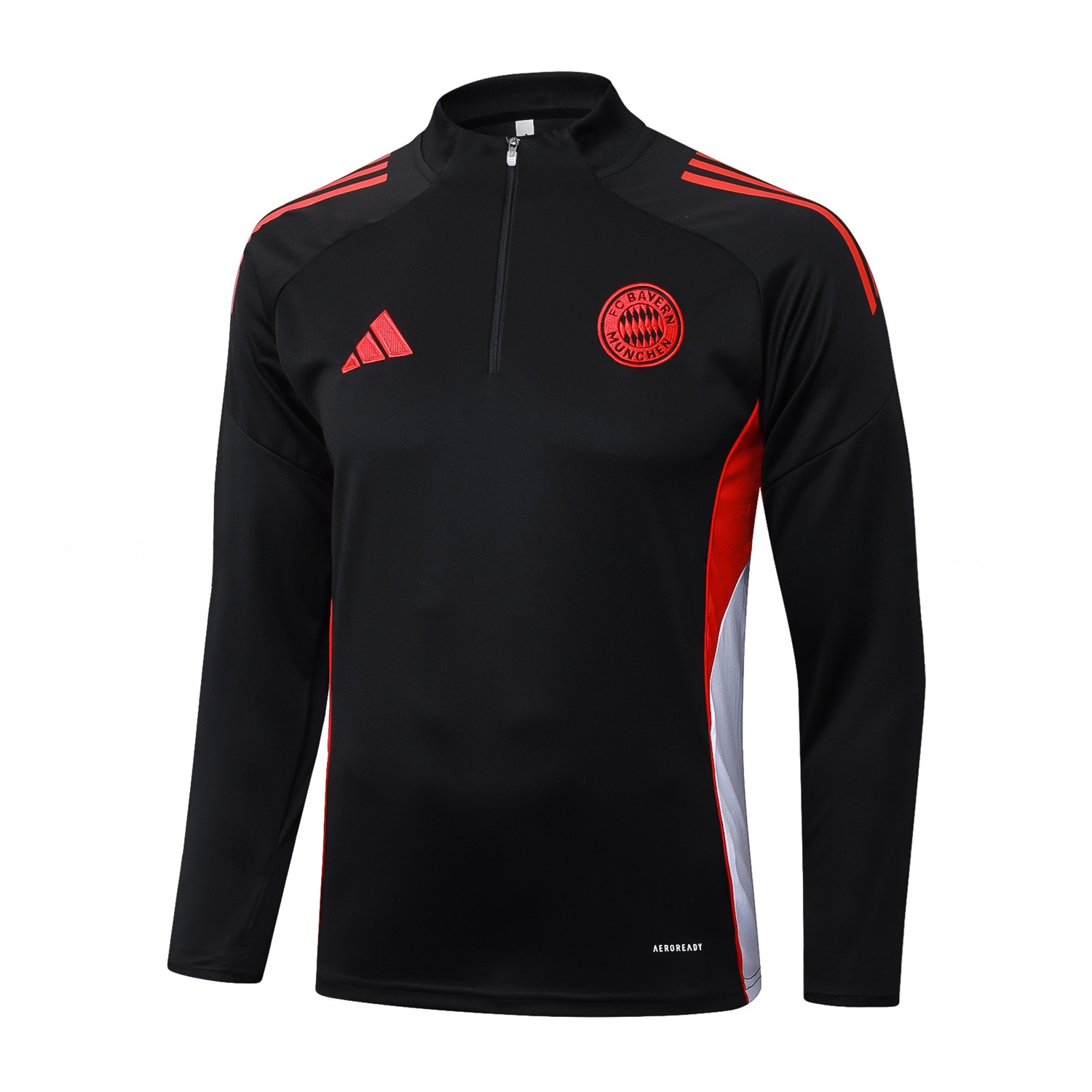 Bayern Munich 25-26 Long Sleeves Training Set - Black Top & Pants with Orange Badge - Unitedfutballjersey
