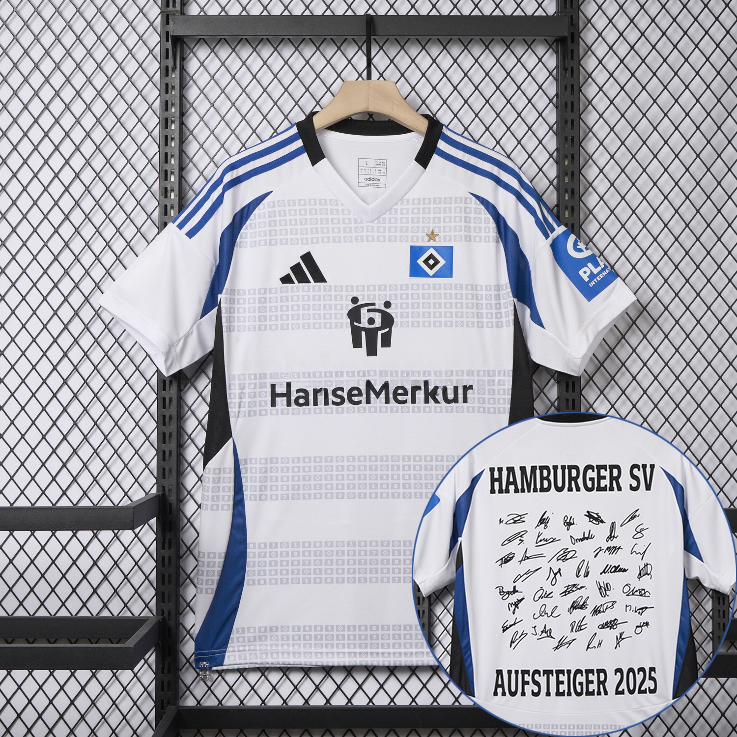 【Team Signatures Version】Hamburger SV 24-25 Home Jersey - Fans Version - Unitedfutballjersey
