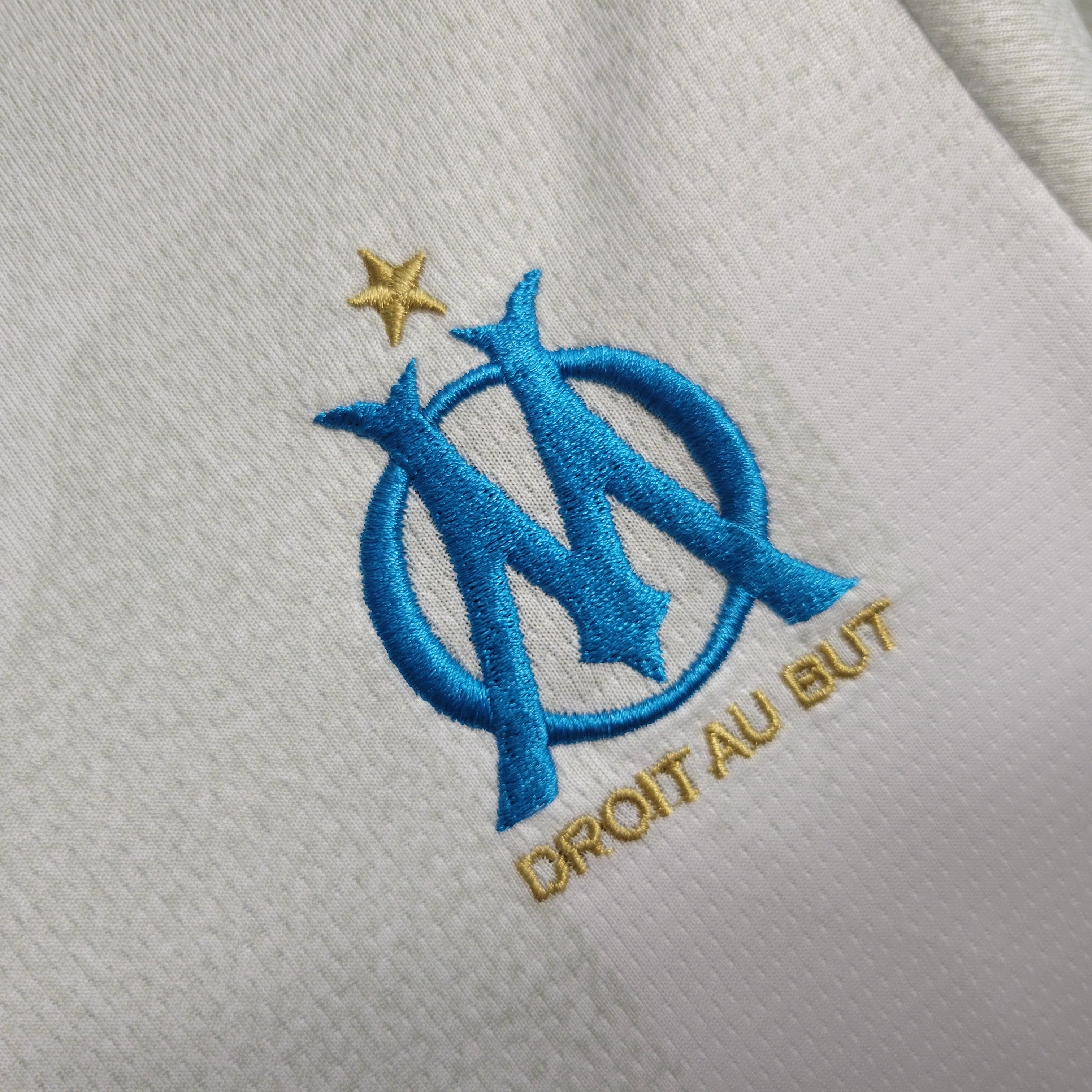 Marseille 23-24 Home Kids Kit - Unitedfutballjersey