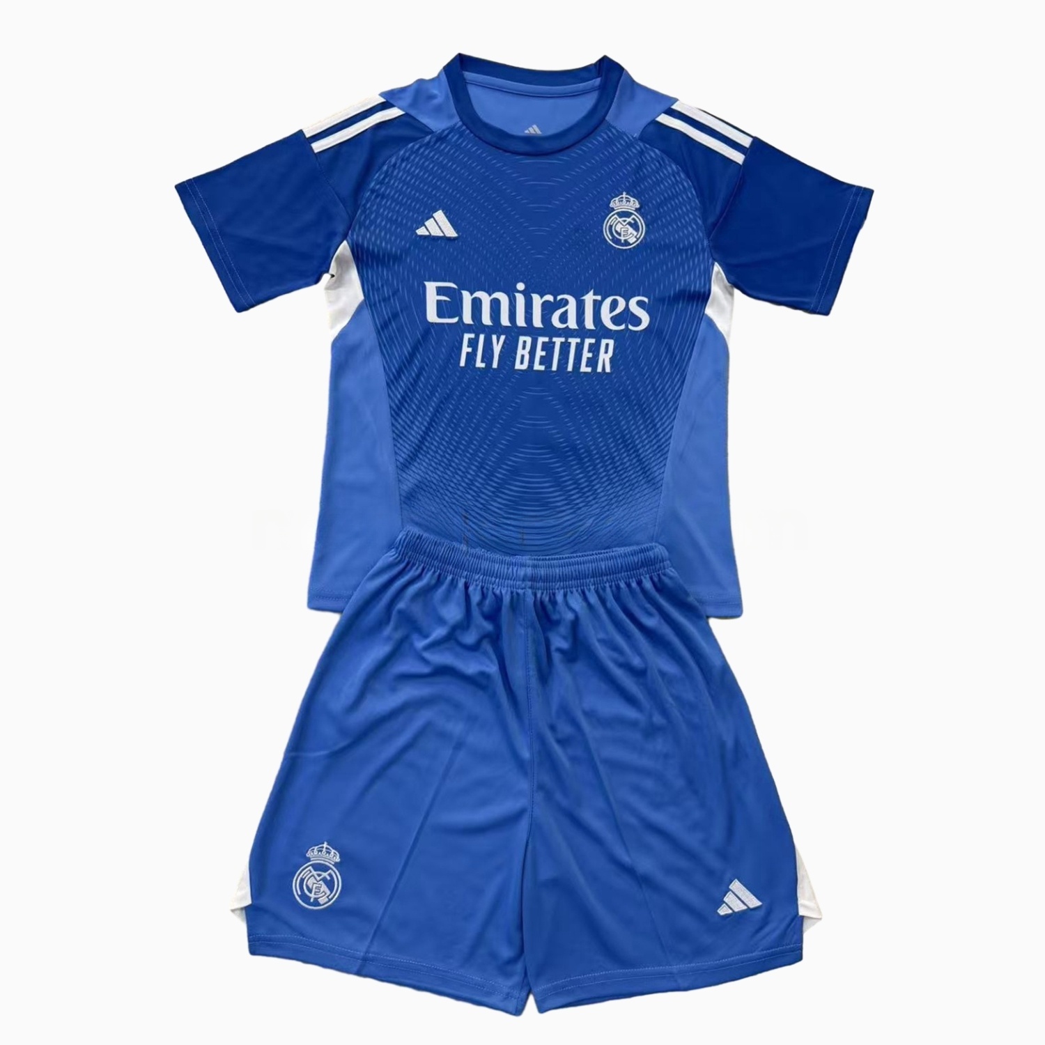Real Madrid 25-26 Blue Goalkeeper Kids Kit - Unitedfutballjersey
