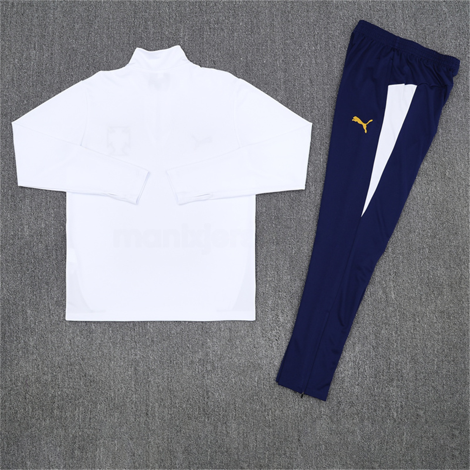 Portugal 25-26 Kids Long Sleeve Training Set - White - Unitedfutballjersey