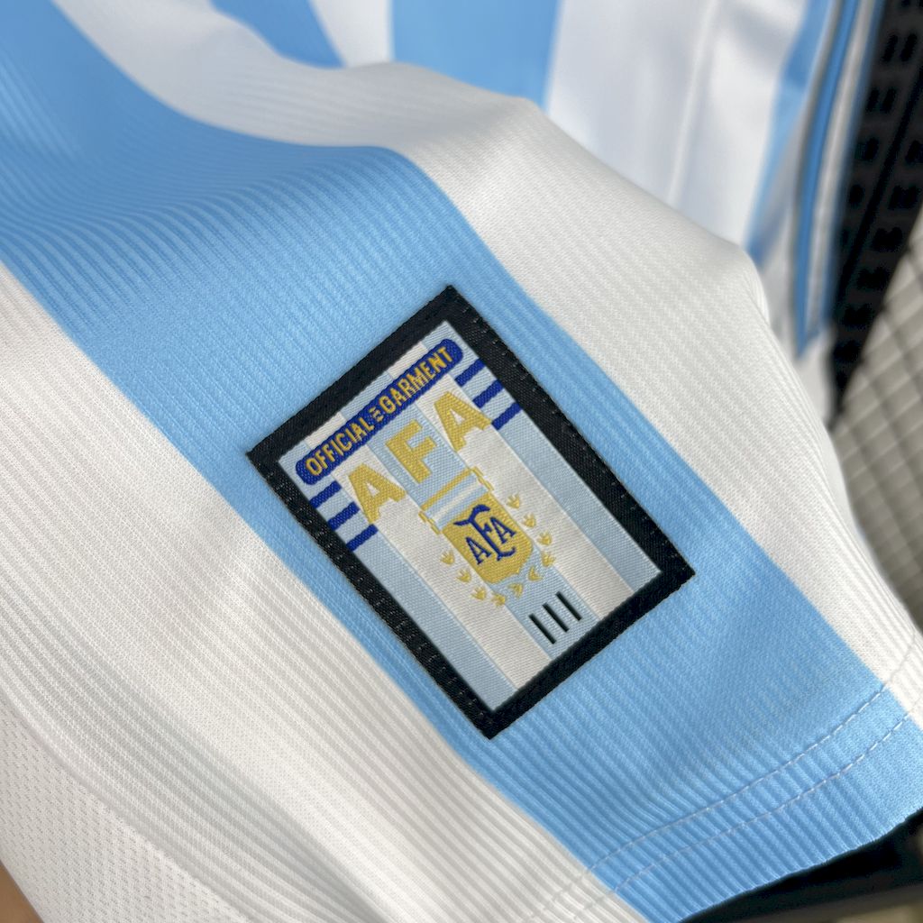 Retro Argentina 1998 Home Long Sleeves Jersey - Unitedfutballjersey
