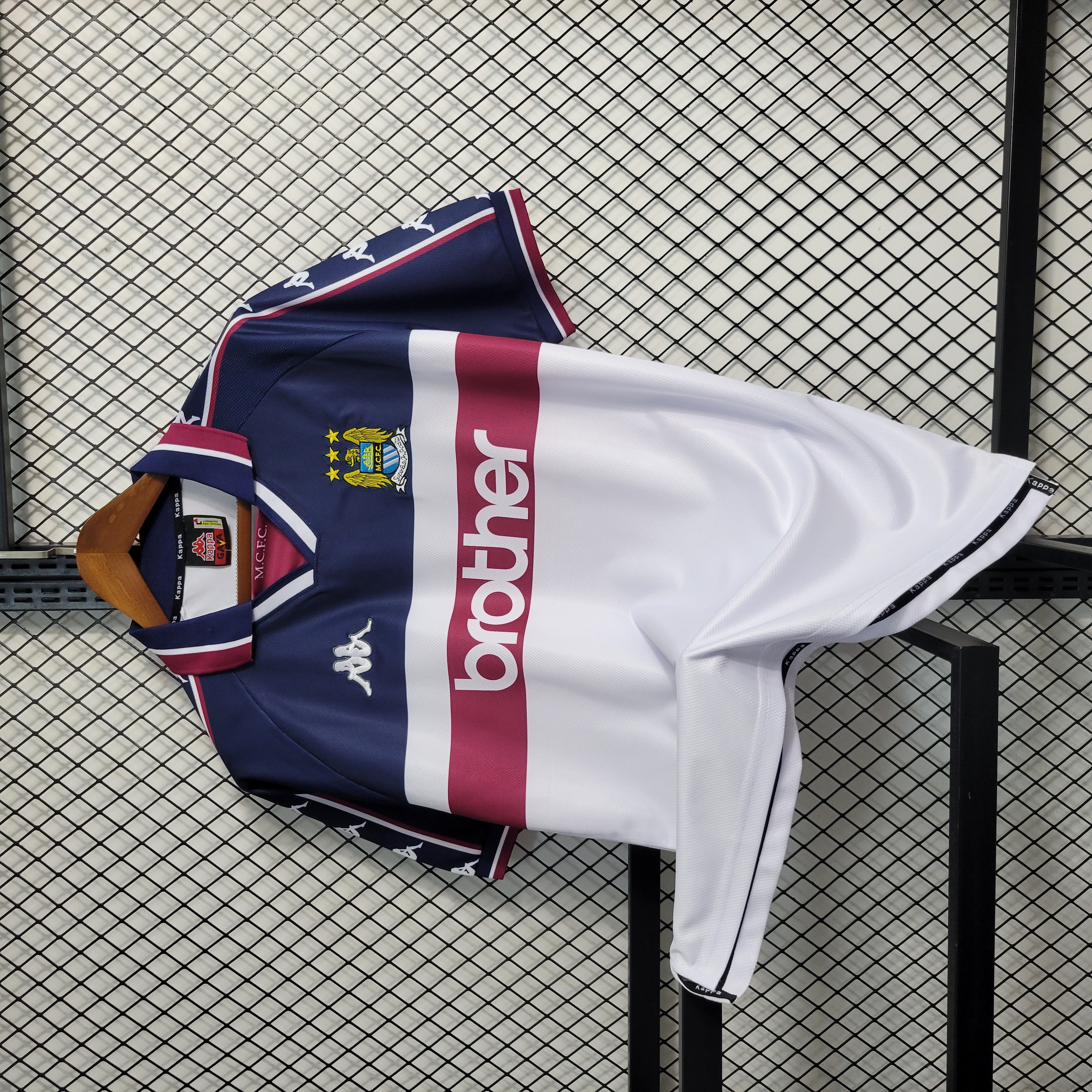 Retro Manchester City 1997-98 Away Stadium Jersey - Unitedfutballjersey