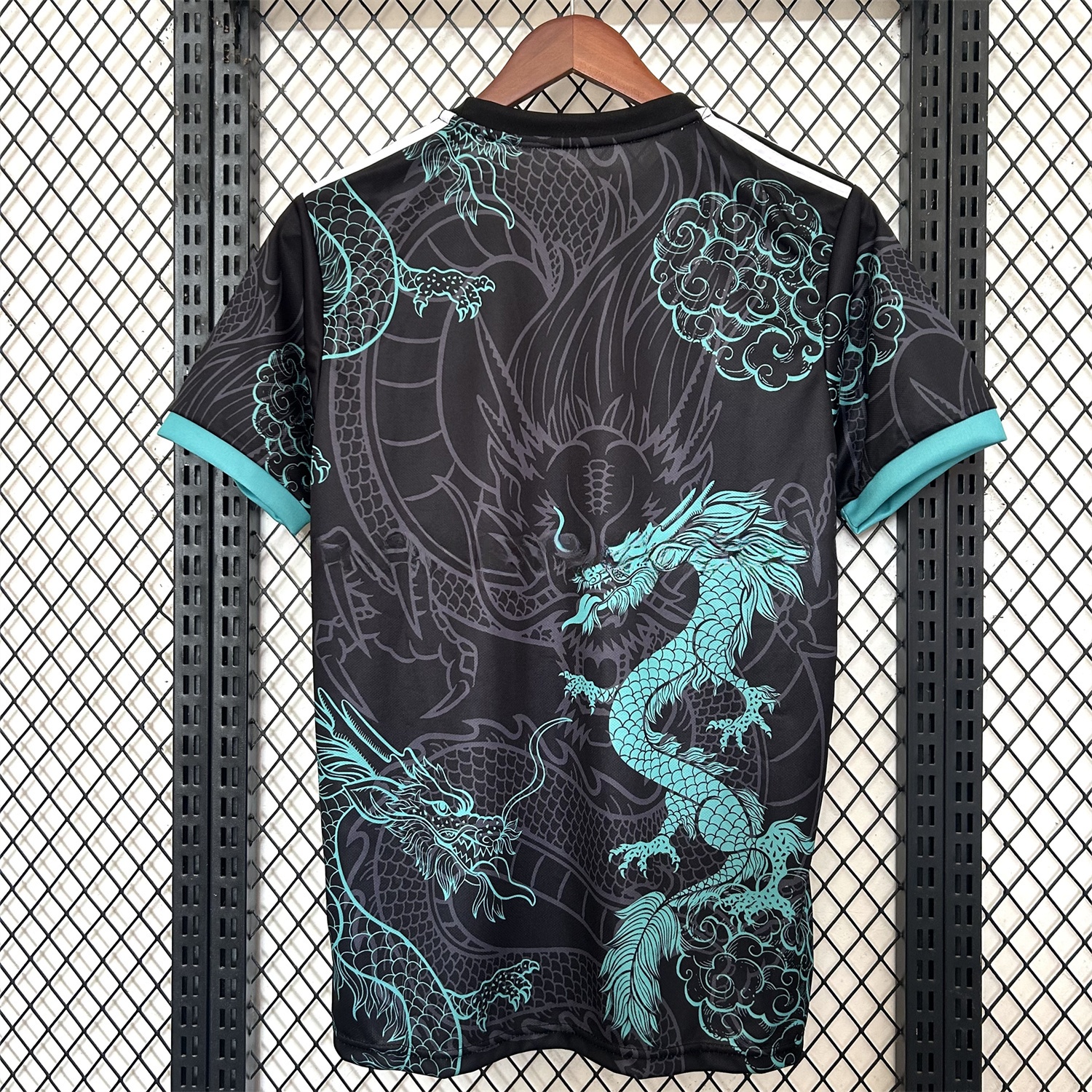 Real Madrid 25-26 Blue Dragon Black Jersey - Fans Version - Unitedfutballjersey