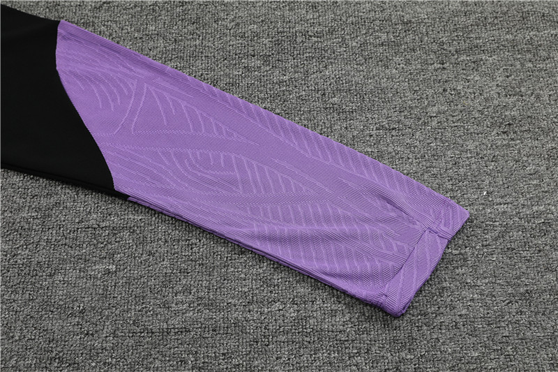 Paris Saint-Germain PSG 23-24 Kids Long Sleeve Training Set Purple - Unitedfutballjersey