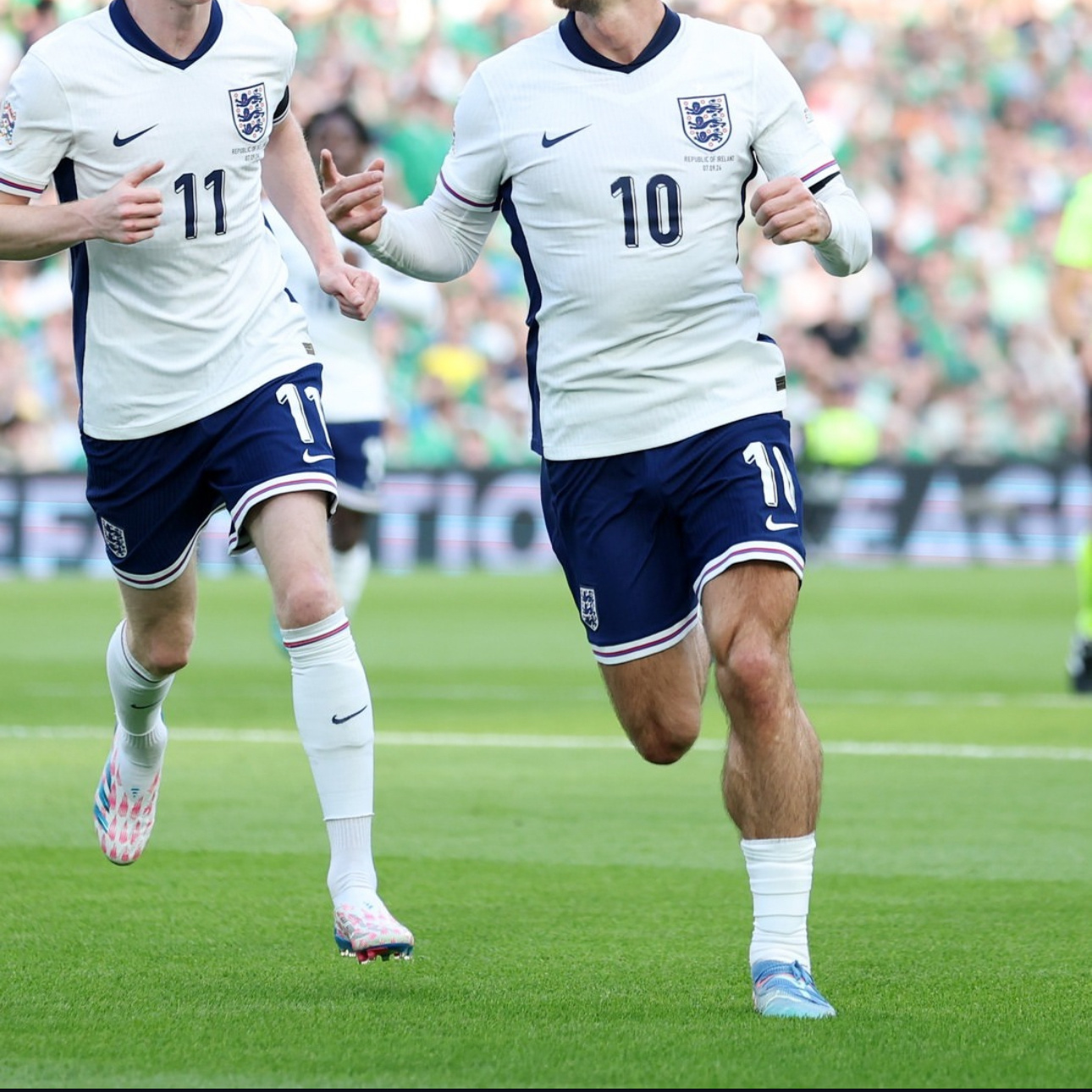 England 2024 Home Shorts - Player Version - Unitedfutballjersey