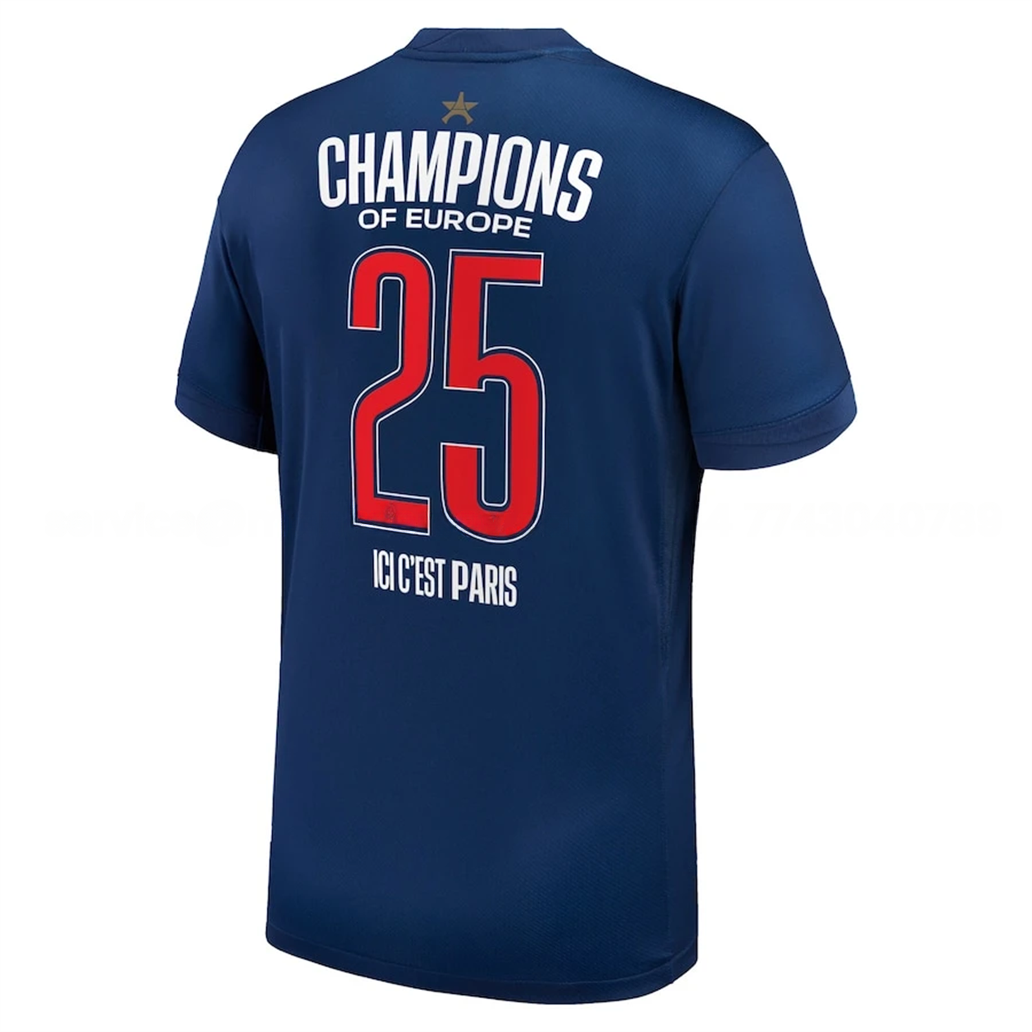Paris Saint-Germain PSG 2025 Champions League Commemorative Edition Jersey - Player Version - Unitedfutballjersey