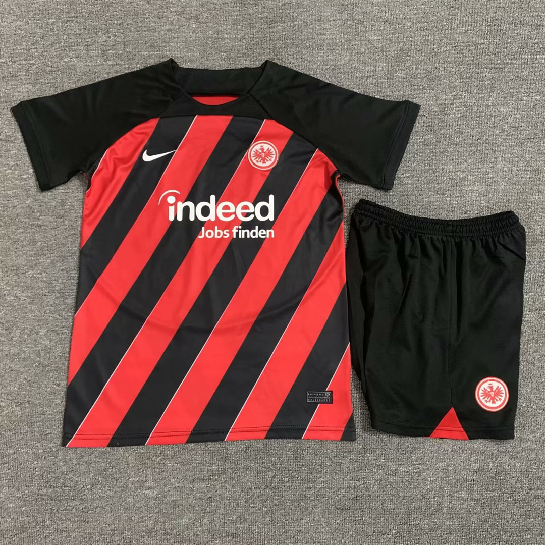 Frankfurt 23-24 Home Kids Kit - Unitedfutballjersey