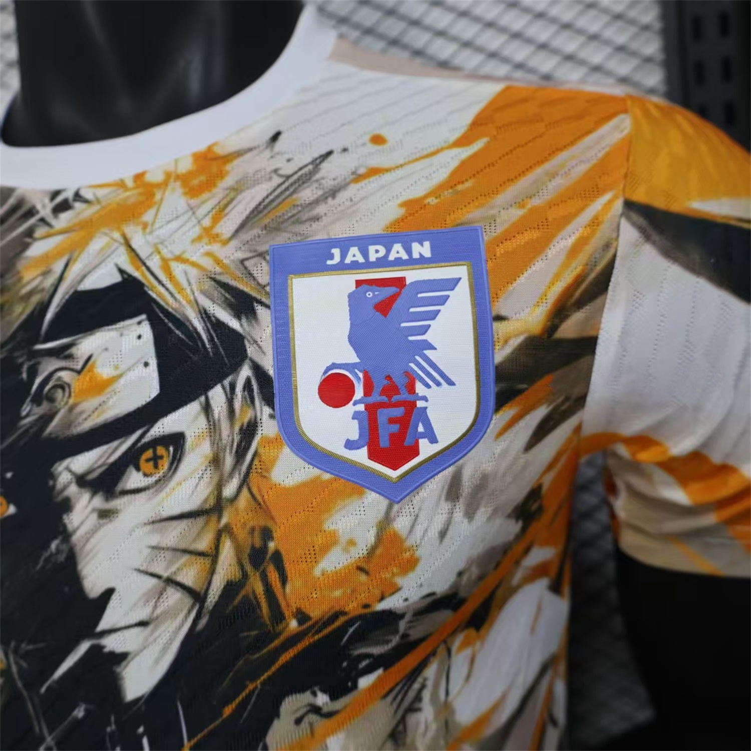 Japan 25-26 Naruto Uzumaki's Nine-Tailed Fox Mode Special Jersey - Player Version - Unitedfutballjersey