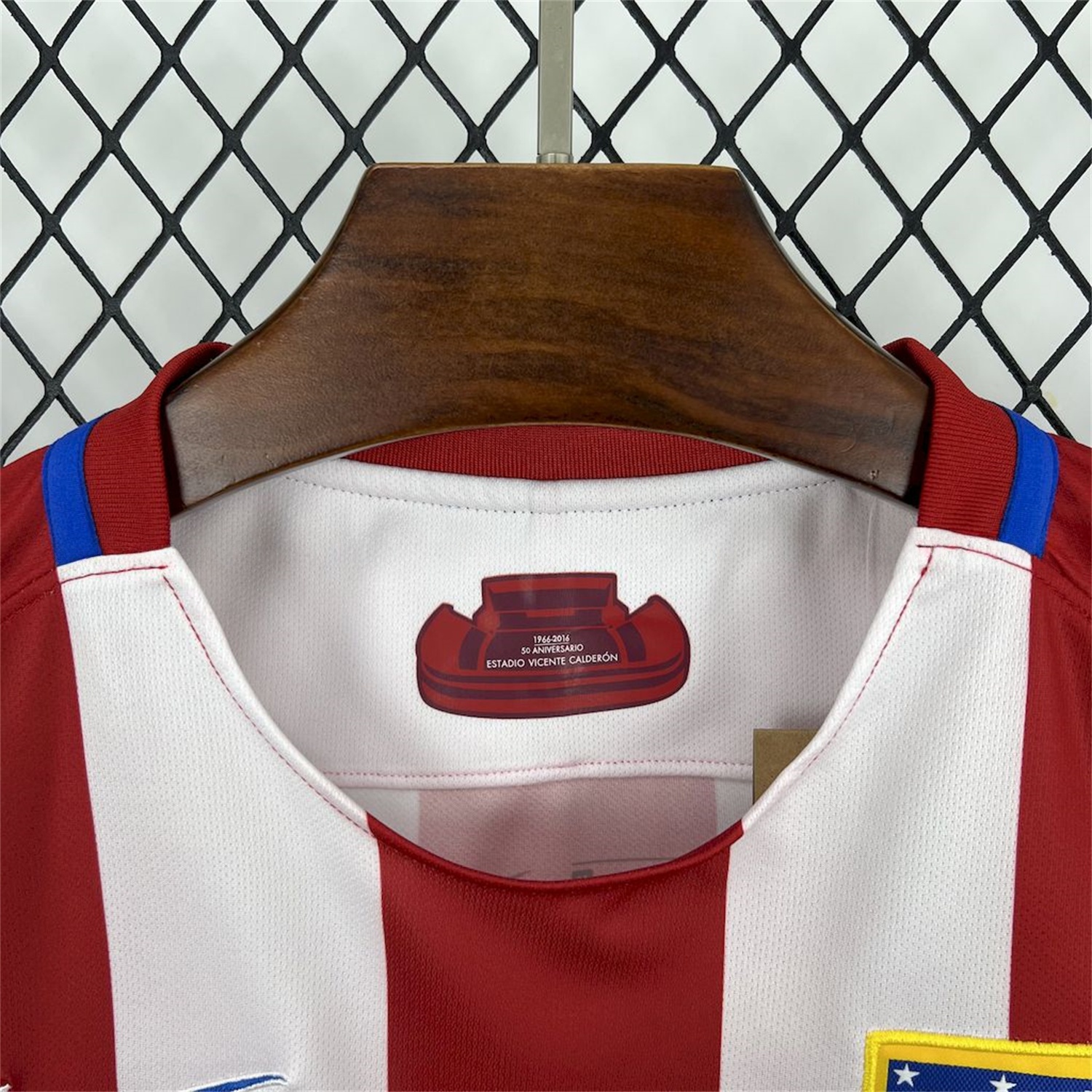 Retro Atletico Madrid 2016-17 Home Jersey - Unitedfutballjersey