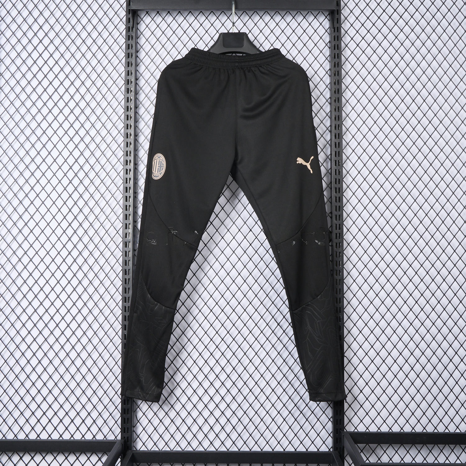 AC Milan 24-25 Black Training Pants - Player Version - Unitedfutballjersey