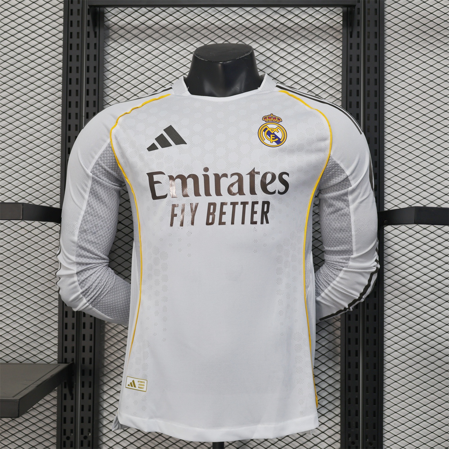 Real Madrid 25-26 Home Long Sleeves Jersey - Player Version - Unitedfutballjersey