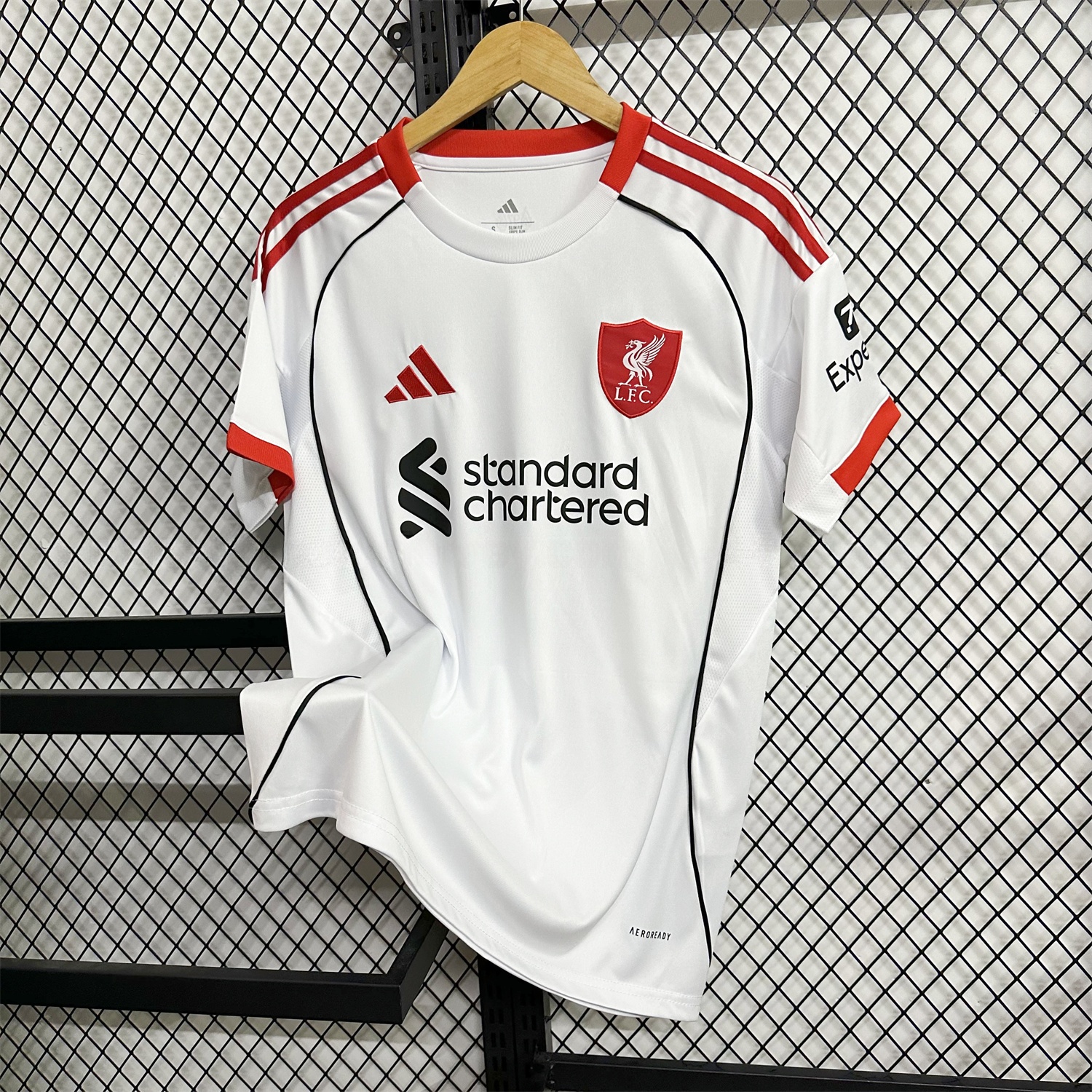Liver.pool 25-26 Away White Jersey - Fans Version - Unitedfutballjersey