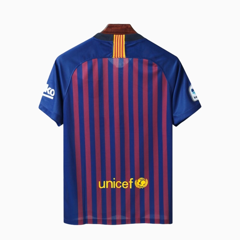 Retro Barcelona 18-19 Home Stadium Jersey - Unitedfutballjersey