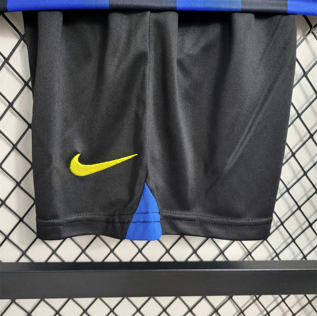 Inter Milan 23-24 Home Kids Kit - Unitedfutballjersey