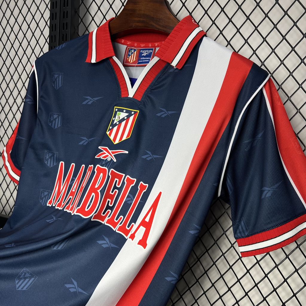 Retro Atletico Madrid 1998-99 Away Jersey - Unitedfutballjersey