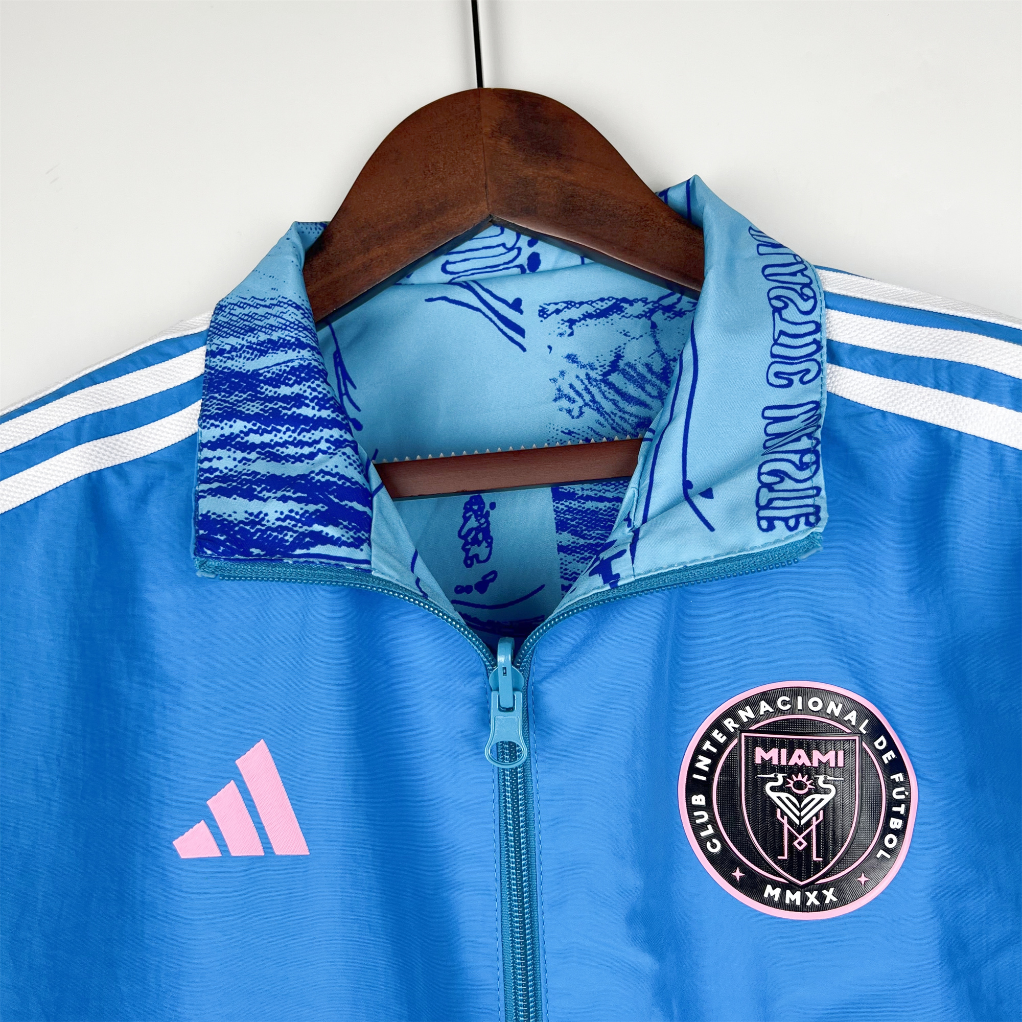 INT M.A.M 23-24 Double Sided Windbreaker - Blue - Unitedfutballjersey