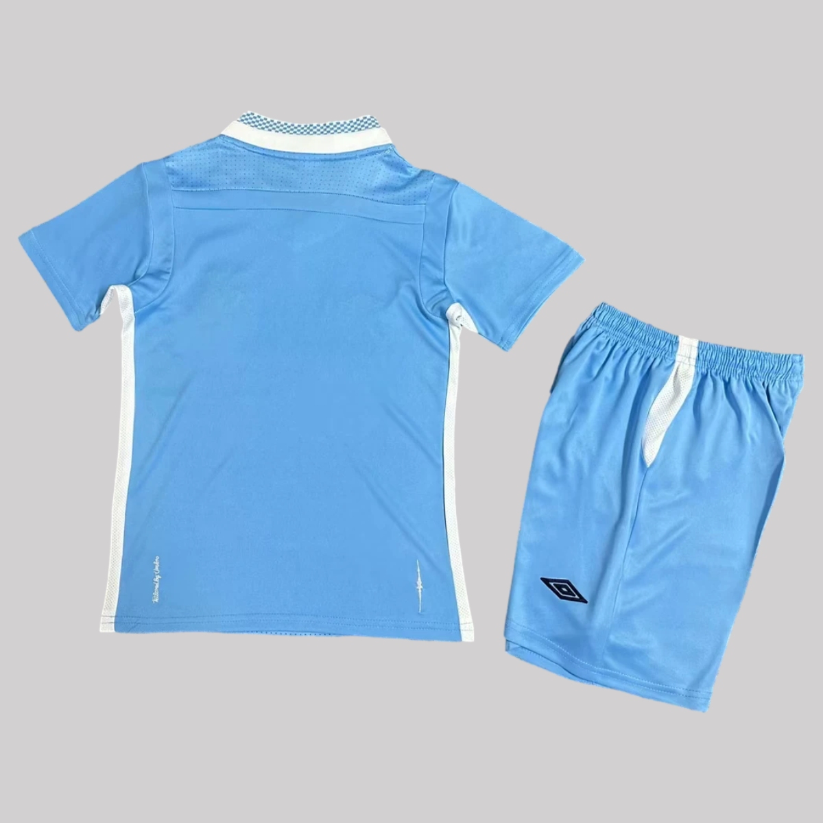 Retro Manchester City 2011-12 Home Kids Kit - Unitedfutballjersey