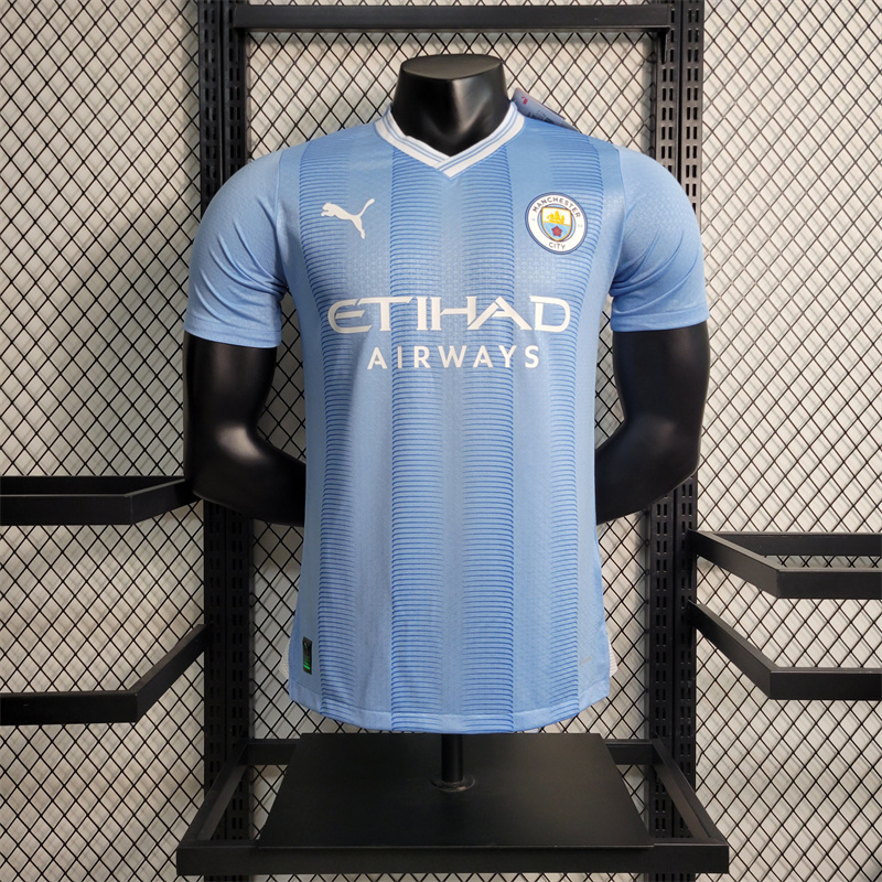 Manchester City 23-24 Home Jersey - Player Version - Unitedfutballjersey