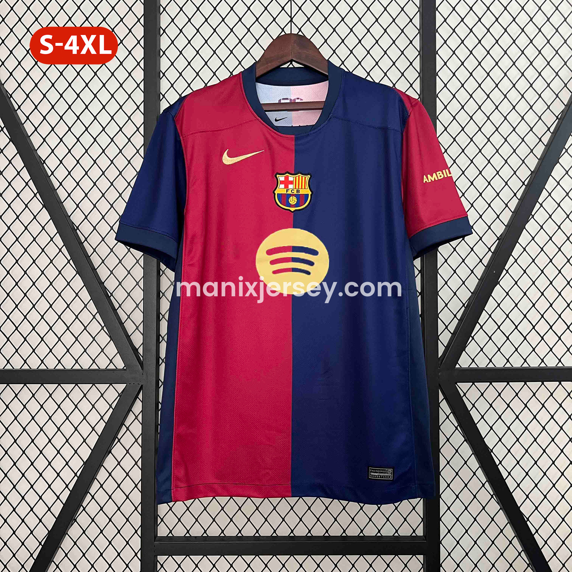 【Copa del Rey Patch Set】Barcelona 24-25 Home Jersey - Fans Version - Unitedfutballjersey