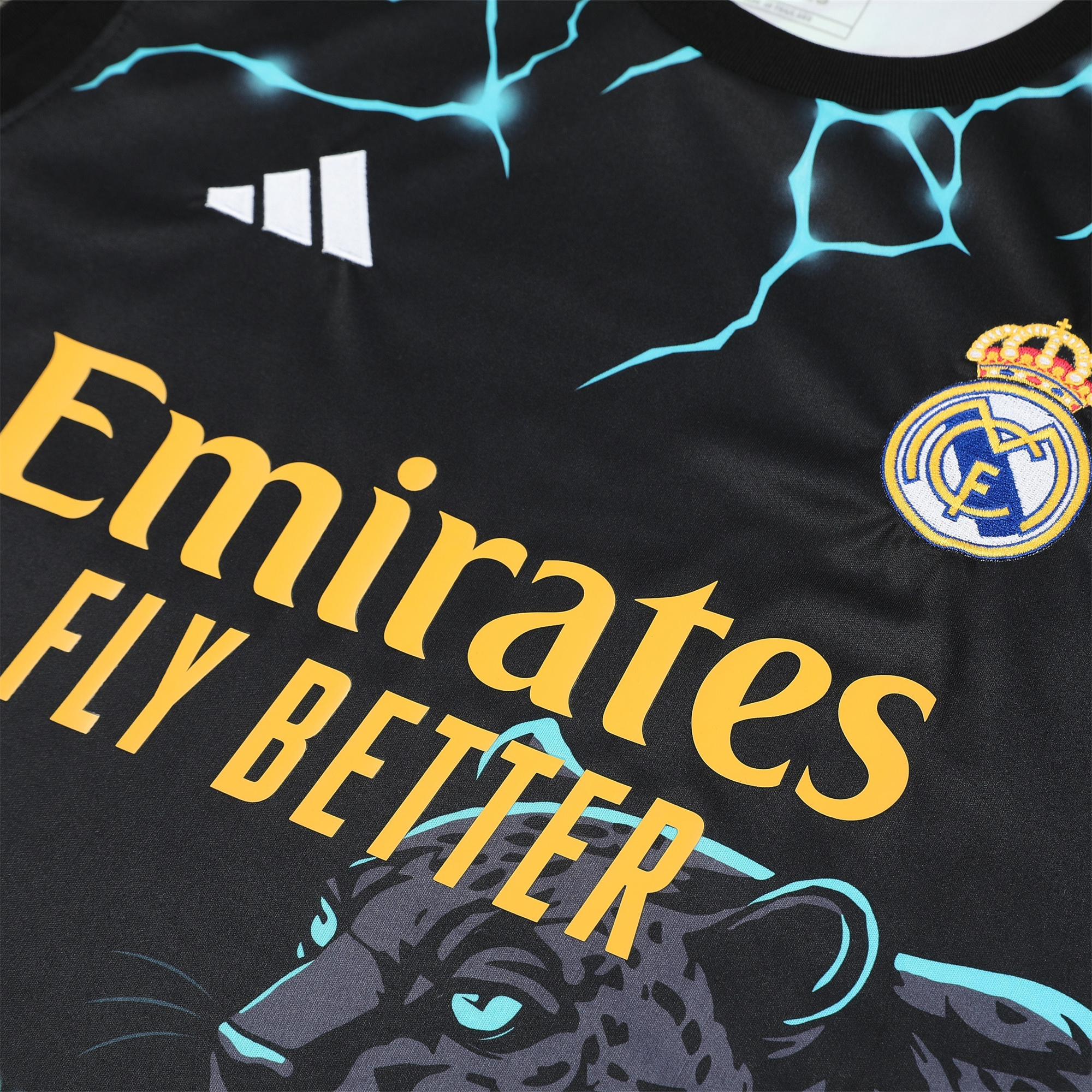 Real Madrid 24-25 Vest Training Set - Green & Black Leopard - Unitedfutballjersey